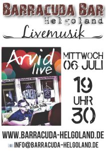 Barracuda Bar Helgoland Livemusik: Arvid ...